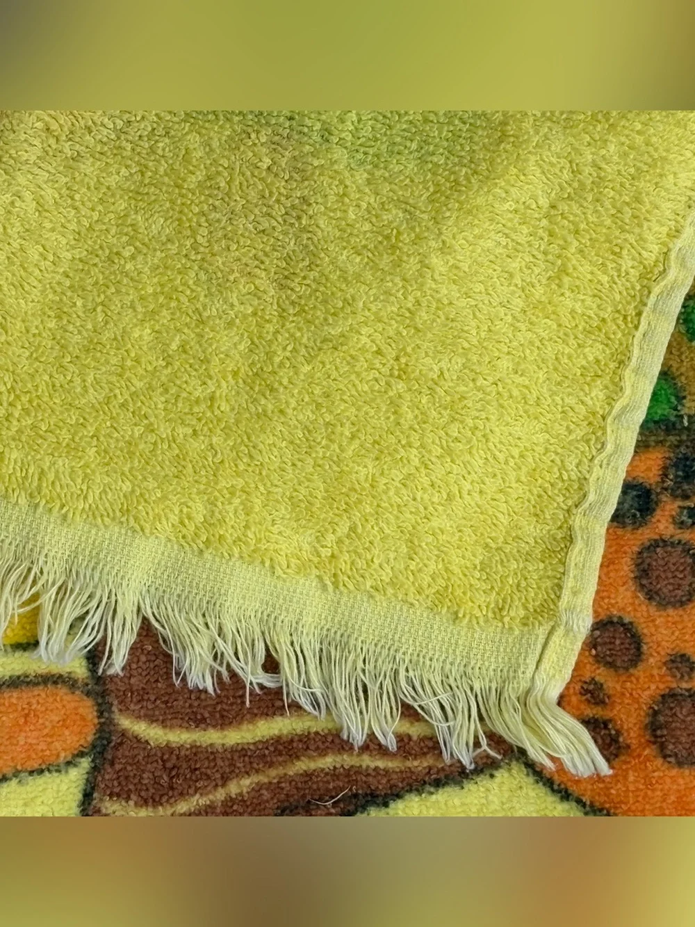 Vintage Cannon Merry Mushroom Hand Towels (set of 2)